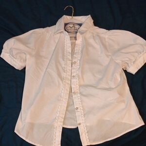 White Button-Up Dress Shirt